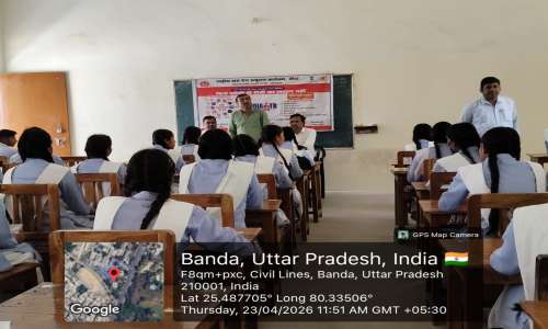 स्कूल में टीबी जागरूकता शिविर छात्रों को लक्षण और बचाव की दी जानकारी