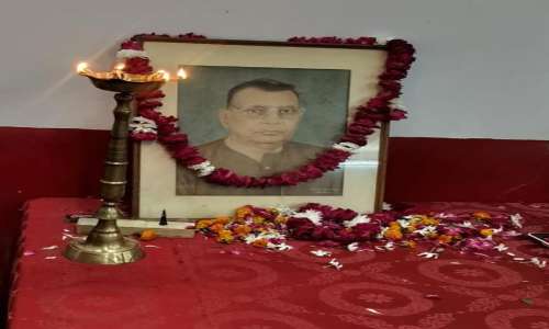 पीजी कालेज संस्थापक राय अम्बिका नाथ सिंह का जन्मोत्सव धूमधाम से मनाया गया